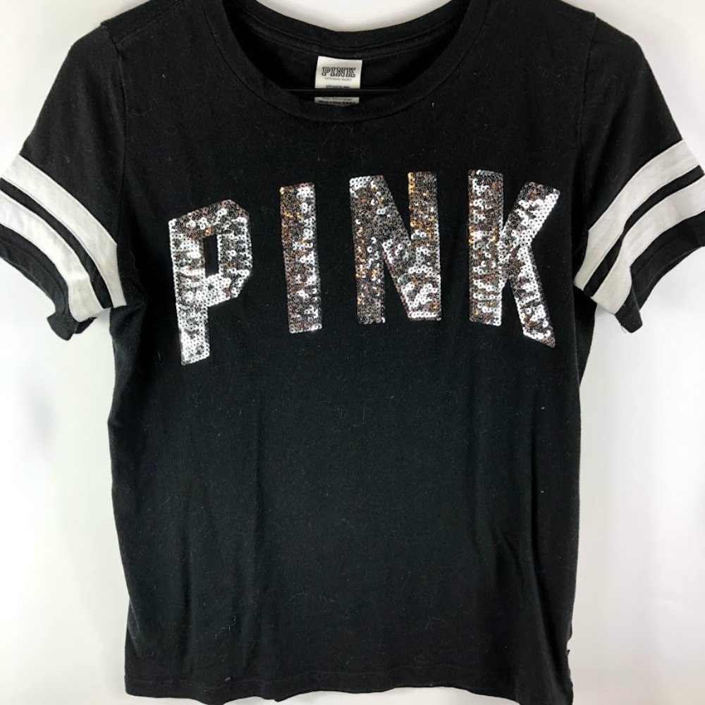Pink by Victoria's Secret sequin tee shirt